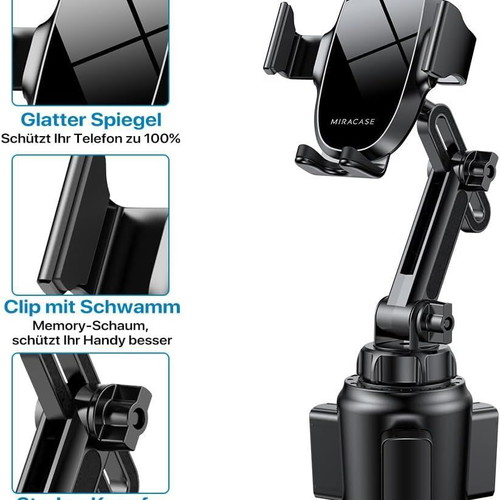 Miracase Drink Holder Mobile Phone Holder new, sturdy and adjustable