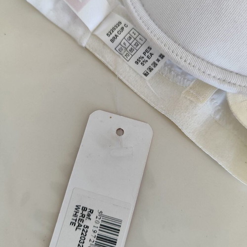 Belinda Vintage Women's Bra Size 75C White New