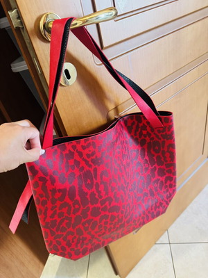 Tote bag Estée Lauder used, leopard print shoulder style