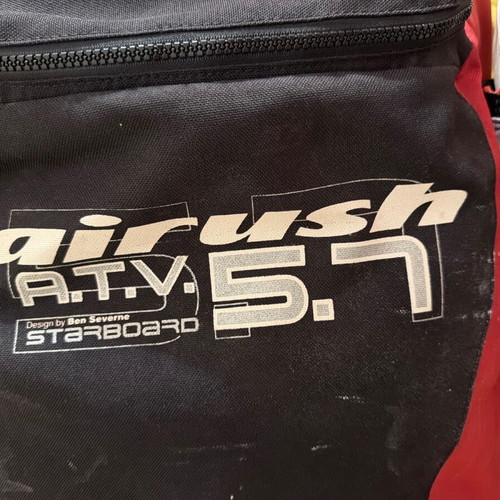 Airush A.T.V. 5.7 Kitesurfing Kite like new with bag, bar & lines