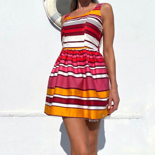 Rinascimento cocktail dress like new, size S, multicolored
