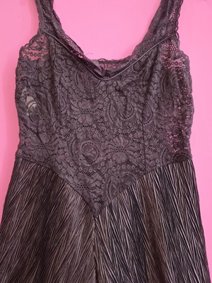 Body lace with satin, like new, size M
