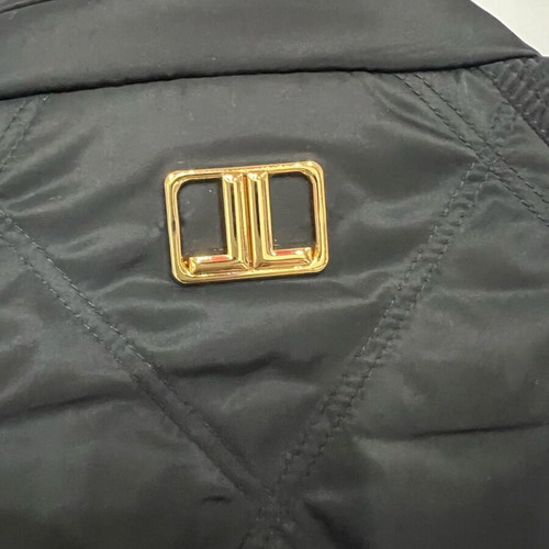 Lynne jacket quilted like new, black with gold details