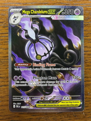 Mega Chandelure ex #115/084 Special Illustration Rare card new