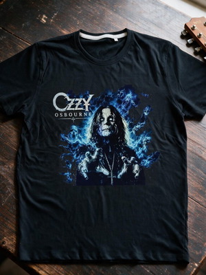 Ozzy Osborne Black T-shirt Medium New, 100% Cotton