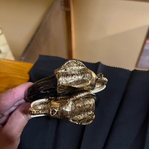 Roberto Cavalli women's bracelet new, brown