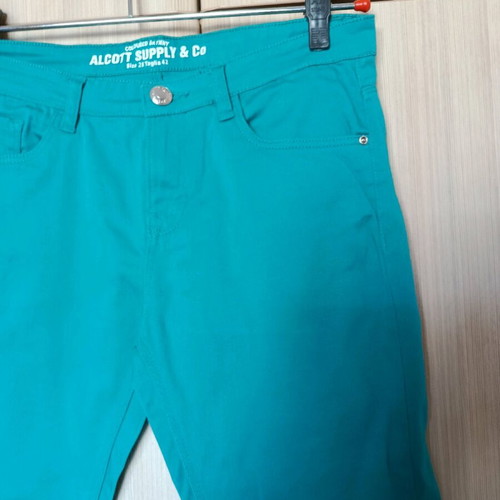 Alcott skinny low-rise petrol pants like new size 28