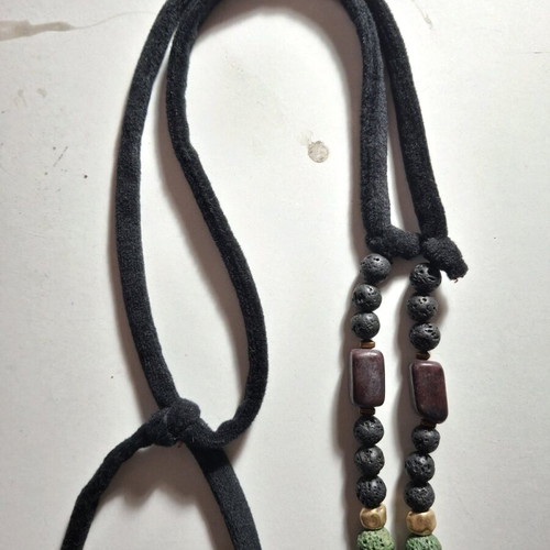 Witch Boho necklace like new, colorful and black