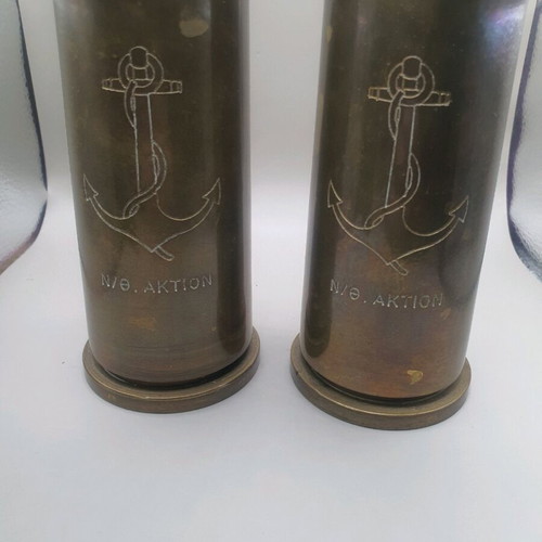 Bronze shells 1944, set of two pieces