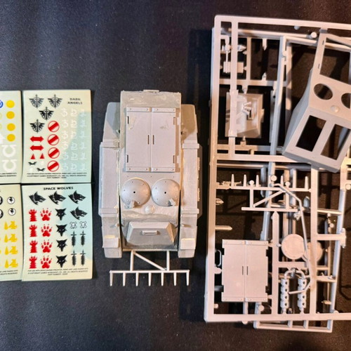 Warhammer 40,000 Space Marine Rhino used model 1990s
