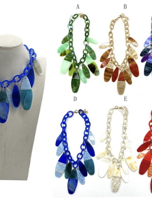 Necklace new multicolored