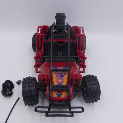 Newray Buggy remote control car used, red jeep