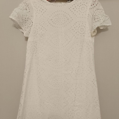 White dress used, A-line, size S