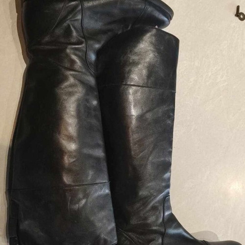 Leather boots like new, size 41, black