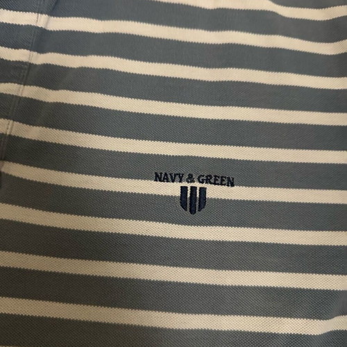 Polo Navy & Green used, size M