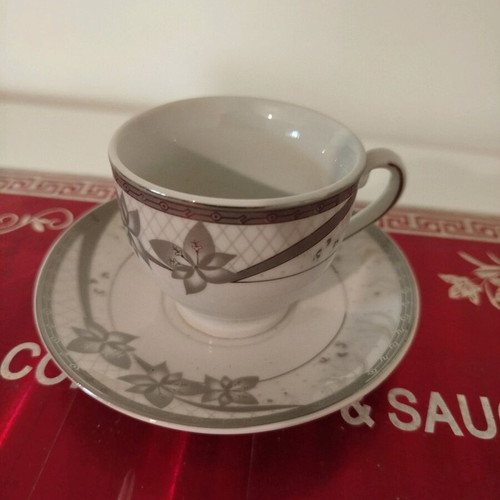Vintage small coffee cup set new in original box