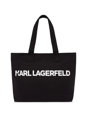Karl Lagerfeld tote bag σαν καινούργια, μαύρη, 34x33 εκ.