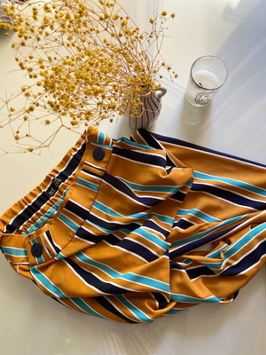 Παντελόνι Zara μεταχειρισμένο, μέγεθος Small, φαρδιά γραμμή με λάστιχο