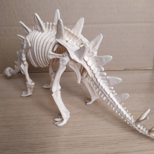 Assembled plastic dinosaur skeleton like new