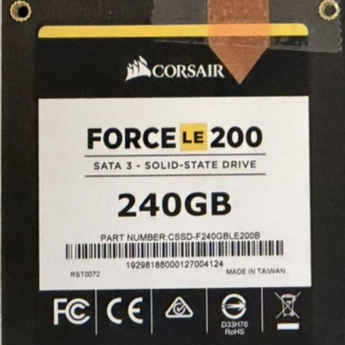 Corsair Force 240GB SSD used, 93% health