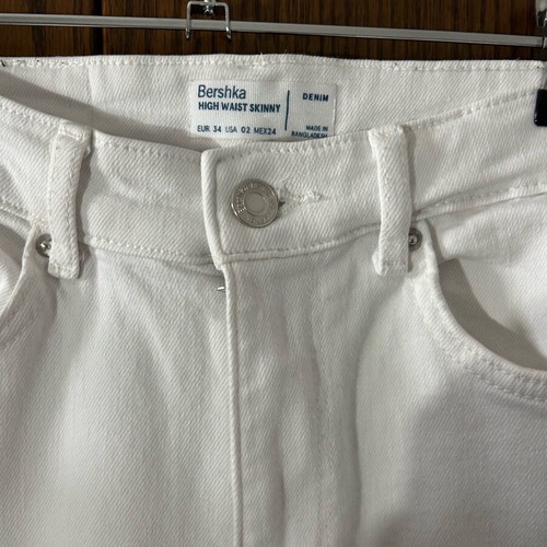 White denim pants new, size XS