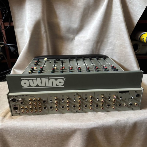 Outline PRO 408 MK2 Vintage DJ Mixer like new, disco professional