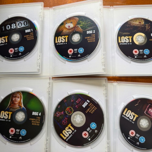 Lost DVD Season 1 and 2 like new with Greek subtitles