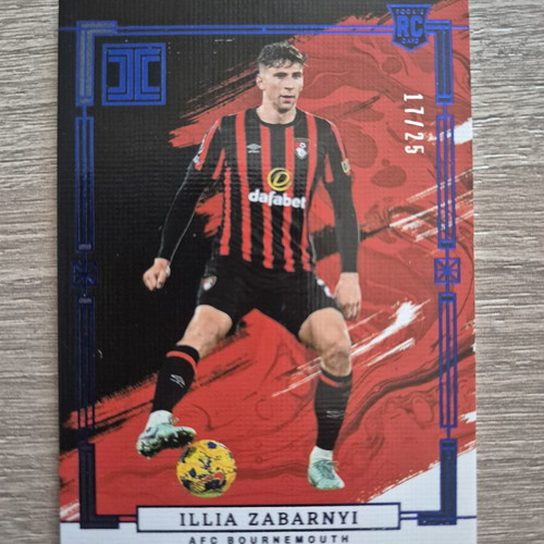 Illya Zabarnyi Impeccable Rookie Card /25 like new