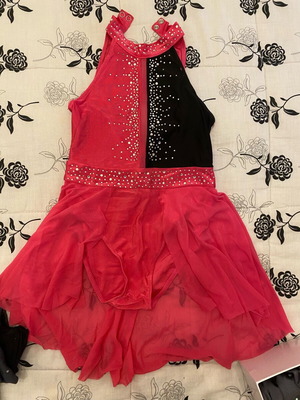 Girls' gymnastics leotard like new, size 116 cm