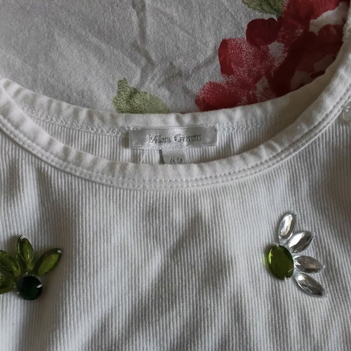 Miss Grant Tank Top new, size XL, white with green details