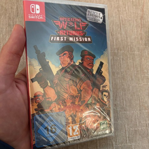 Operation Wolf Returns FM Nintendo Switch sealed new