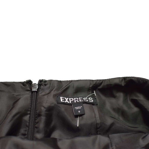 Express black belted pencil skirt size 8 used
