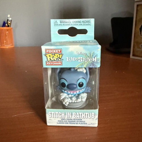 Funko Pop! Keychain Stitch in Bathtub Disney