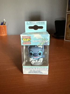 Funko Pop! Keychain Stitch in Bathtub Disney