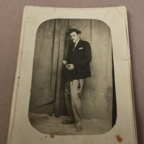 Napoleon Lapathiotis Authentic Vintage Photograph Postcard used
