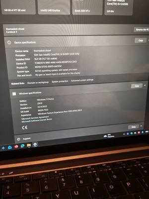 Chuwi Corebook X i5-12450H μεταχειρισμένο laptop 14" 16GB 512GB SSD Windows 11