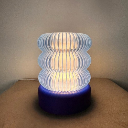 Blue lamp made to order with USB cable