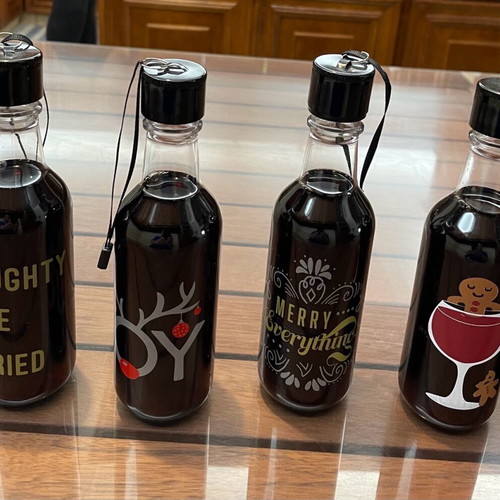 Original decorative bottles for Christmas tree new