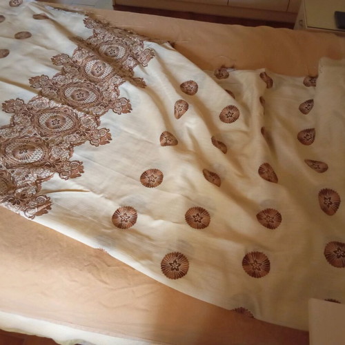 Curtain new, fabric for sewing, length 4.40 m and 2.70 m