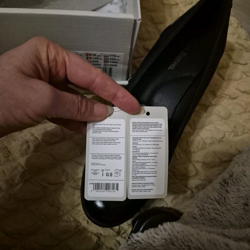 Clara Barson ballerinas new, black, size 38