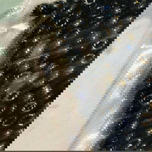 Γυάλινες χάντρες LUMINGZANG No 38 καινούργιο, 1000 τεμ., 1 mm