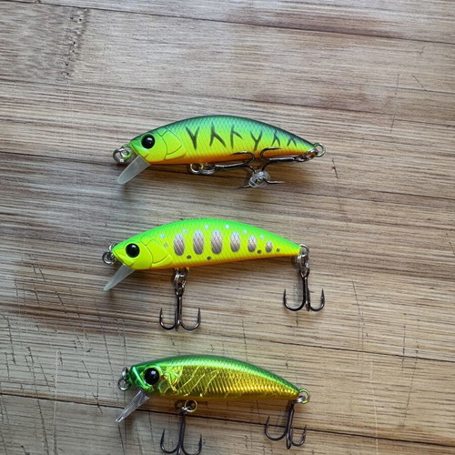 Tsurinoya Intruder 50S and 46S fishing lures