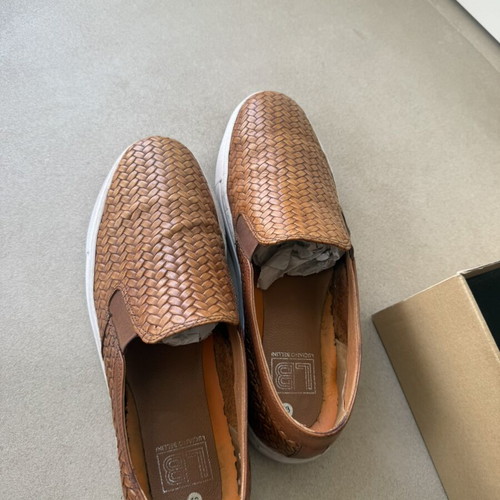 Slip On men's shoes used, size 43, brown casual