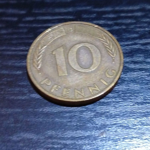 10 Pfennig Coin Germany 1989 like new