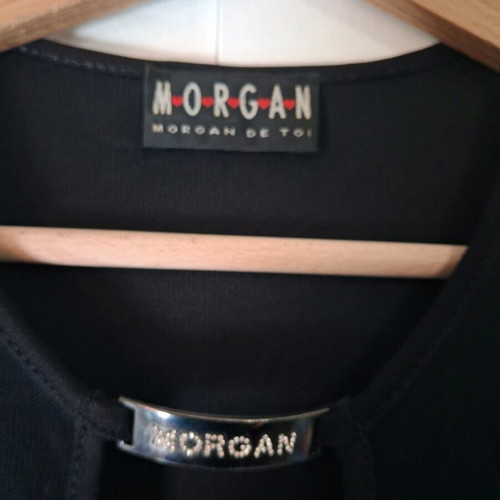 Maxi black elastic dress Morgan de Toi like new, sleeveless