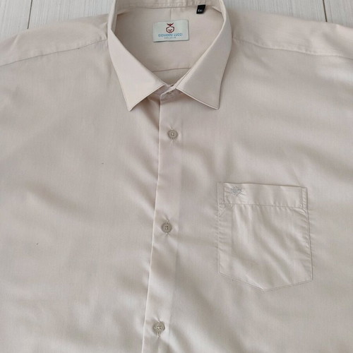 Vintage Giovanni Lucci men's shirt 6XL like new, beige