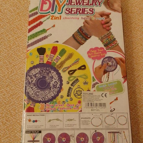 Jewellery making set like new for braided bracelets