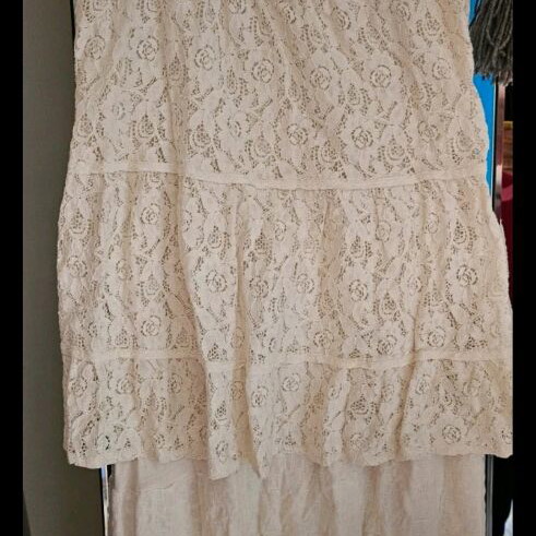 ICHI white dress like new, size L, above the knee