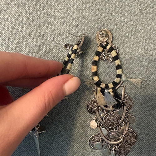 Boho Marivee earrings used, silver