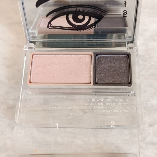 Clinique and Lancome eyeshadow set used